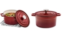 Martha Stewart Collection 4-Qt. Enameled Cast Iron Round Dutch Oven, Created for Macy's